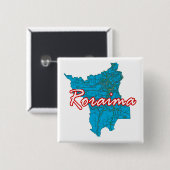 Badge Carré 5 Cm Roraima (Devant & derrière)