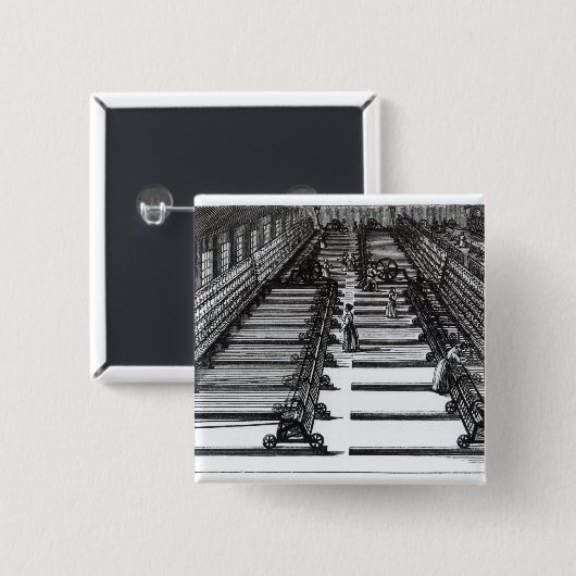 Badge Carré 5 Cm Rotation de mule (Devant & derrière)