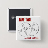 Badge Carré 5 Cm rouleau Derby Rx (Devant & derrière)