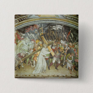 Badge Carré 5 Cm Route vers le calvaire