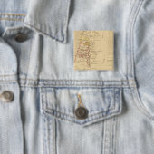 Badge Carré 5 Cm Royaume d'Herode (En situation)