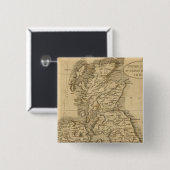 Badge Carré 5 Cm Royaume-Uni (Devant & derrière)