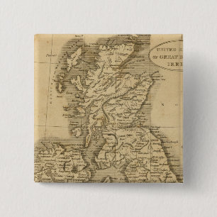 Badge Carré 5 Cm Royaume-Uni