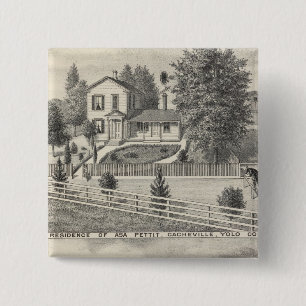 Badge Carré 5 Cm Rres de Cacheville, moulin de Madison