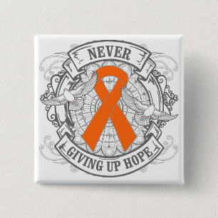 Badge Carré 5 Cm RSD n'abandonne jamais l'espoir