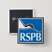 BADGE CARRÉ 5 CM RSPB (Devant & derrière)