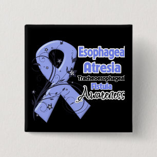 Badge Carré 5 Cm Ruban oesophagien de conscience d'atrésie