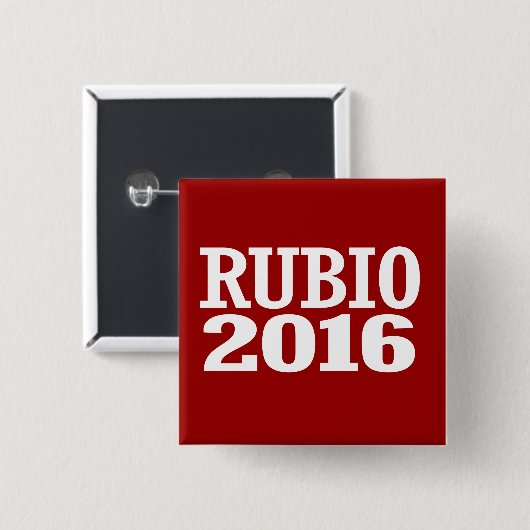 BADGE CARRÉ 5 CM RUBIO 2016 (Devant & derrière)