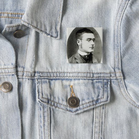 Badge Carré 5 Cm Rudyard Kipling (En situation)