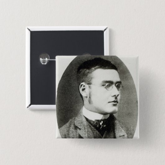 Badge Carré 5 Cm Rudyard Kipling (Devant & derrière)