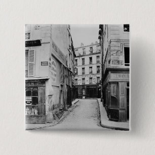 Badge Carré 5 Cm Rue Maitre Albert Paris, 1858-78