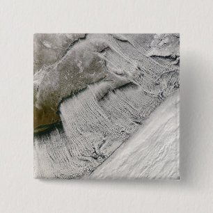 Badge Carré 5 Cm Rues de nuage outre de la Nouvelle Angleterre et