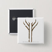 Badge Carré 5 Cm Rune GANDALF™ (Devant & derrière)