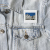Badge Carré 5 Cm Rushmore (En situation)