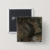 Badge Carré 5 Cm Russie centrale du Sud (Devant & derrière)