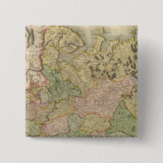 Badge Carré 5 Cm Russie européenne (Devant)