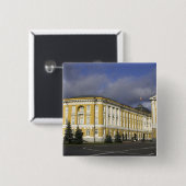 Badge Carré 5 Cm Russie, Moscou, Kremlin, Palais du Sénat, (Devant & derrière)