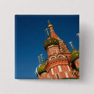 Badge Carré 5 Cm Russie, Moscou, Kremlin, Vasiliy Blessed