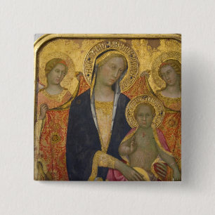 Badge Carré 5 Cm Russie, Saint-Pétersbourg, L'Ermitage (alias 9