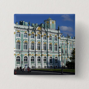 Badge Carré 5 Cm Russie, Saint-Pétersbourg, Palais d'Hiver, Le 2