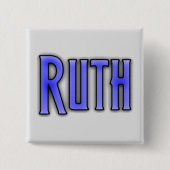 Badge Carré 5 Cm RUTH, pour Ruth (Devant)
