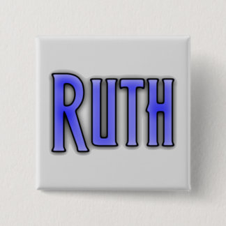 Badge Carré 5 Cm RUTH, pour Ruth