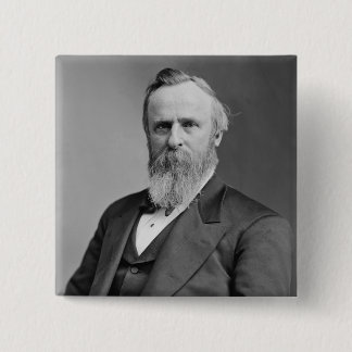 Badge Carré 5 Cm Rutherford Birchard Hayes