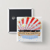 Badge Carré 5 Cm RWB majestueux (Devant & derrière)