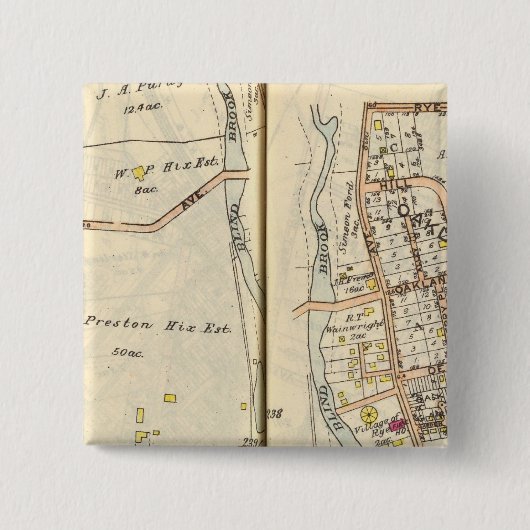 Badge Carré 5 Cm Rye 238239 (Devant)