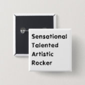 BADGE CARRÉ 5 CM S.T.A.R (Devant & derrière)