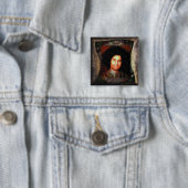 Badge Carré 5 Cm Sai Baba (En situation)