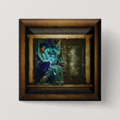 Badge Carré 5 Cm Sai Baba (Devant)