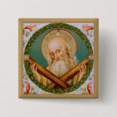 Badge Carré 5 Cm Saint André l'Apôtre (JMAS 02) (Devant)