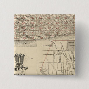 Badge Carré 5 Cm Saint-Louis, Missouri