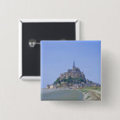Badge Carré 5 Cm Saint Michel de Mont (Devant & derrière)