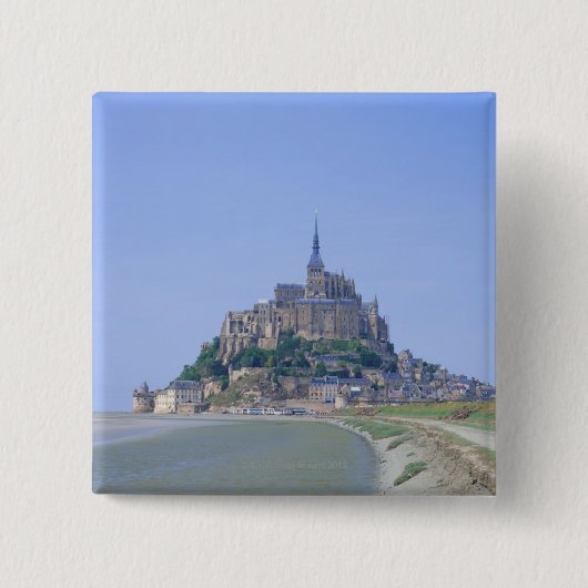 Badge Carré 5 Cm Saint Michel de Mont (Devant)