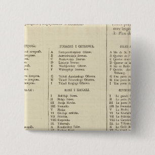 Badge Carré 5 Cm Saint-Pétersbourg, Russie Titre Page Index