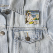 Badge Carré 5 Cm Saint-Sébastien (En situation)