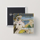 Badge Carré 5 Cm Saint-Sébastien (Devant & derrière)