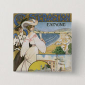 Badge Carré 5 Cm Saint-Sébastien (Devant)