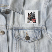 Badge Carré 5 Cm Saint Valentin (En situation)