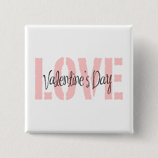 Badge Carré 5 Cm Saint Valentin Amour