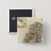 Badge Carré 5 Cm Sainte-Lucie (Devant & derrière)