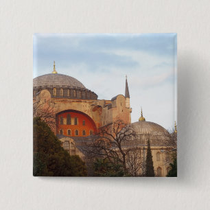 Badge Carré 5 Cm Sainte Sophie inaugurée par l'Empire byzantin