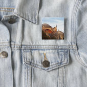 Badge Carré 5 Cm Sainte-Sophie inaugurée par les Byzantins (En situation)