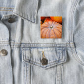 Badge Carré 5 Cm Saison citrouille (En situation)