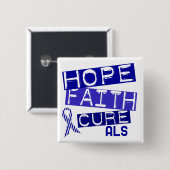 BADGE CARRÉ 5 CM SAL DE TRAITEMENT DE FOI D'ESPOIR (Devant & derrière)