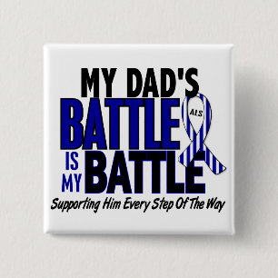 Badge Carré 5 Cm SAL ma bataille trop 1 papa