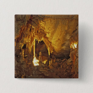 Badge Carré 5 Cm Salle des Draperies, Mammoth Cave National Park,