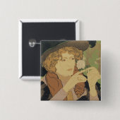 Badge Carré 5 Cm Salon des Cents (Devant & derrière)